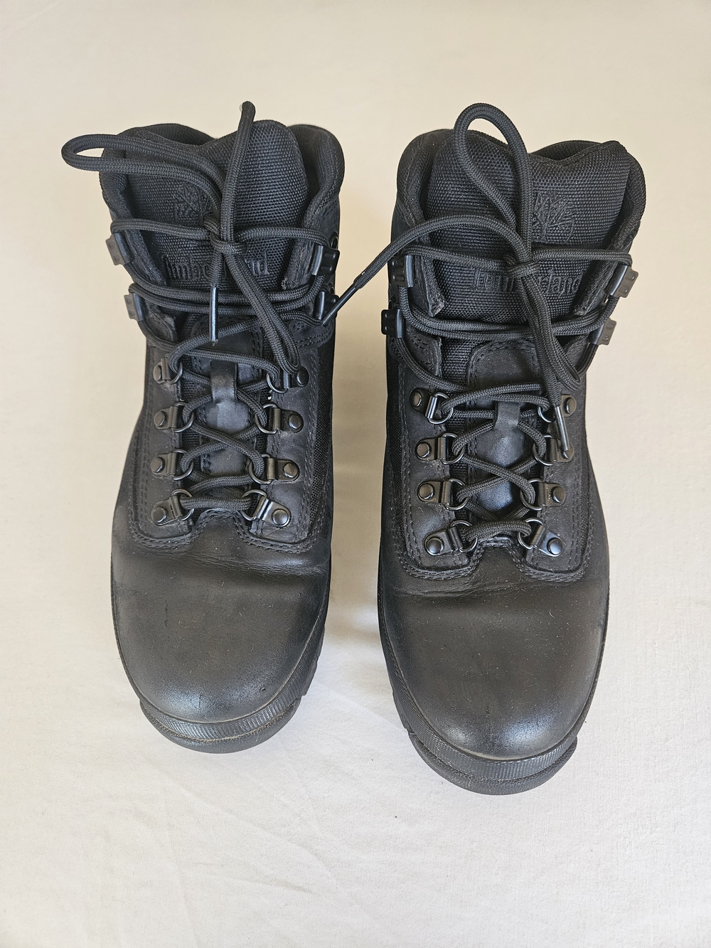 Timberland Black Men's Leather Boots Size 8.5